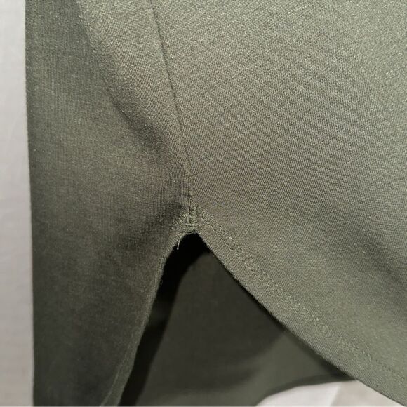 Athletic Works M Camo Green Funnel Neck Lightweight Terrycloth Interior Hoodie - Picture 8 of 12